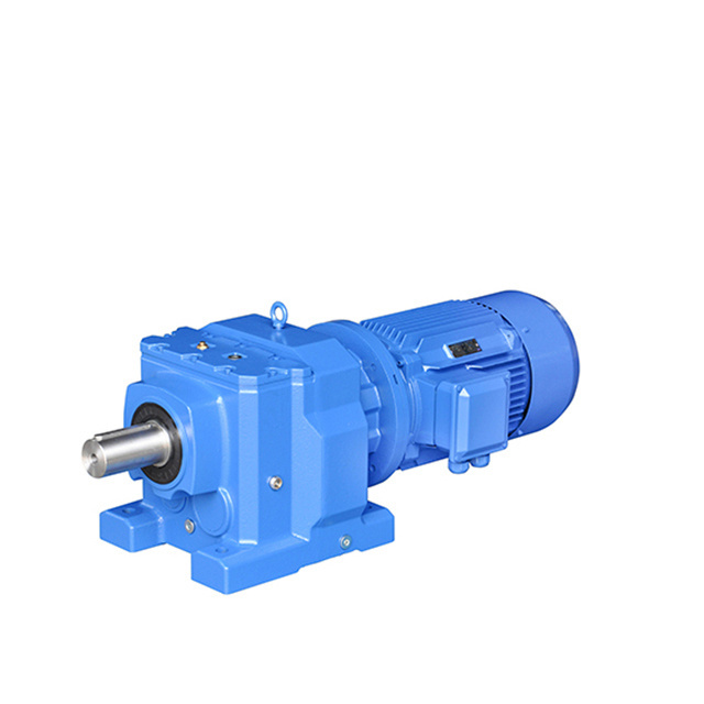 R57 helical inline reverse gearbox 40 1 gear motor