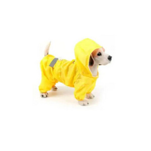 Dog Raincoat Clothes for Pet Dog Rain Coat Hood Reflective Dog Coat Puppy Costumes Waterproof Camouflage Jumpsuit Pet Supplies