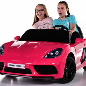 Giant 24V Big Kids Ride ( For Kids ) Super Car XXL 180W Motor & Rubber Tires - Pink, Red, Black, Blue Colors Available