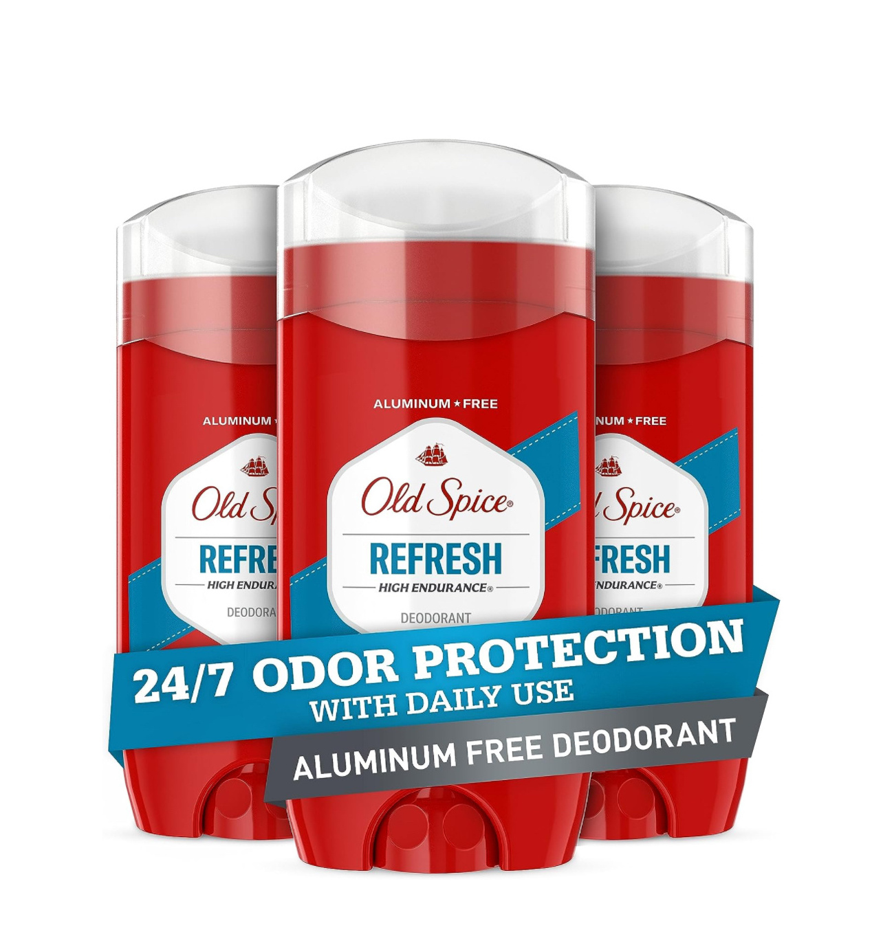 Old Spice Deodorant Wholesale, Pure Sport And Refresh Scent High Endurance 3 Ounce (Pack of 3) Best Price