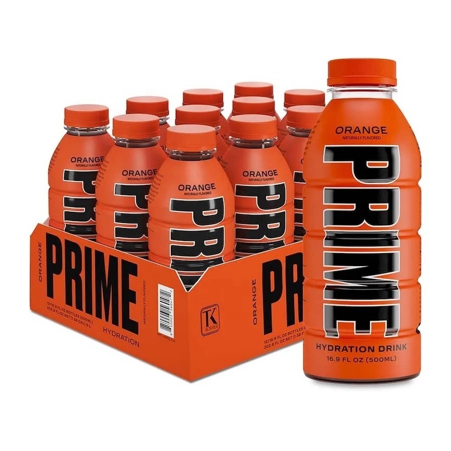 Prime Energy Drink / PRIME Hydration Drinks by KSI x Logan Paul (500ml) Pack Of 12, Bulk Supplier