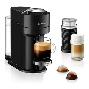 Nespresso Vertuo Deluxe Coffee and Espresso Machine by Breville with Milk Frother, Matte Black Chrome