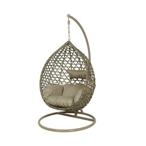 hanging chairs Swing Floor Stand Golden acrylic Bubble Chair With Stand living room garden