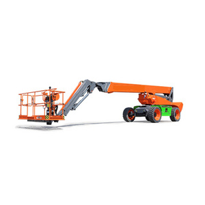 Articulated Towable Boom Lift Trailer Mounted Cherry Picker Man Lift For Sale