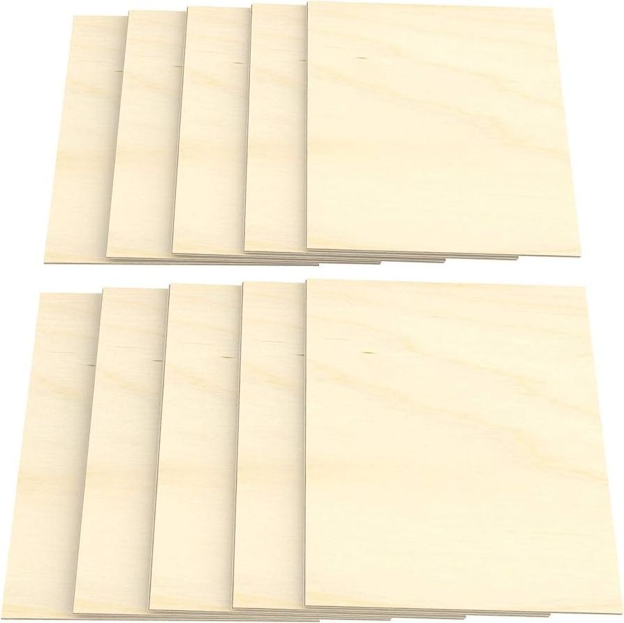 3mm 5mm 12mm 15mm 18mm Basswood Birch Plywood Product and Laser Cutting Plywood for Toy & Gifts