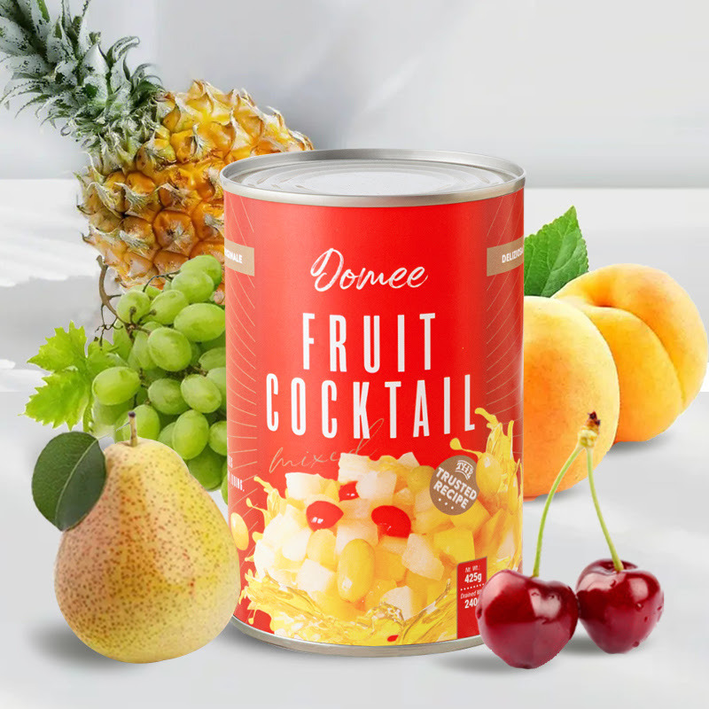 Factory Hot Sale Canned Fruit Canned Mixed Fruit Manufacturer Canned Fruit Cocktail  pineapple fresh apples