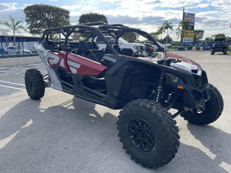 MEGA 2024 Can-AMS Maverick X3 MAX RS Turbo Fiery Red & Hyper Silver UTV Side by side 4x4