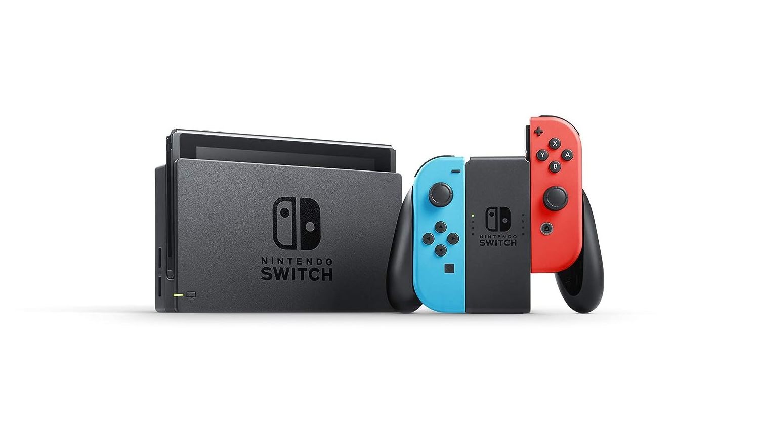 Best Discounted Wholesale Price Original New Nintendos Switch with Neon Blue and Neon Red Joy-Cons