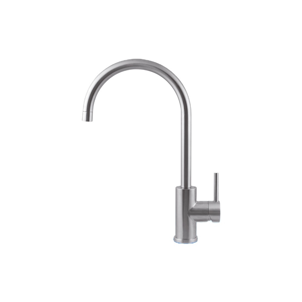 SUS304 sprayer high arc Stainless Steel kitchen faucet