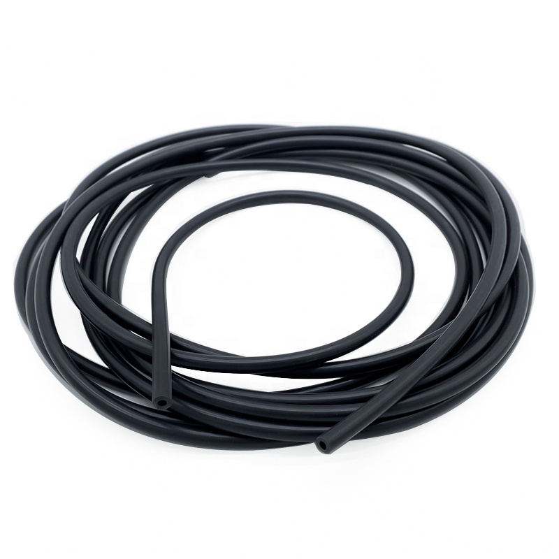 2mm 7mm 15mm High Temp High Quality Extruded Vacuum Silicone Exhaust Rubber Vacuum Hose Tube Tubing