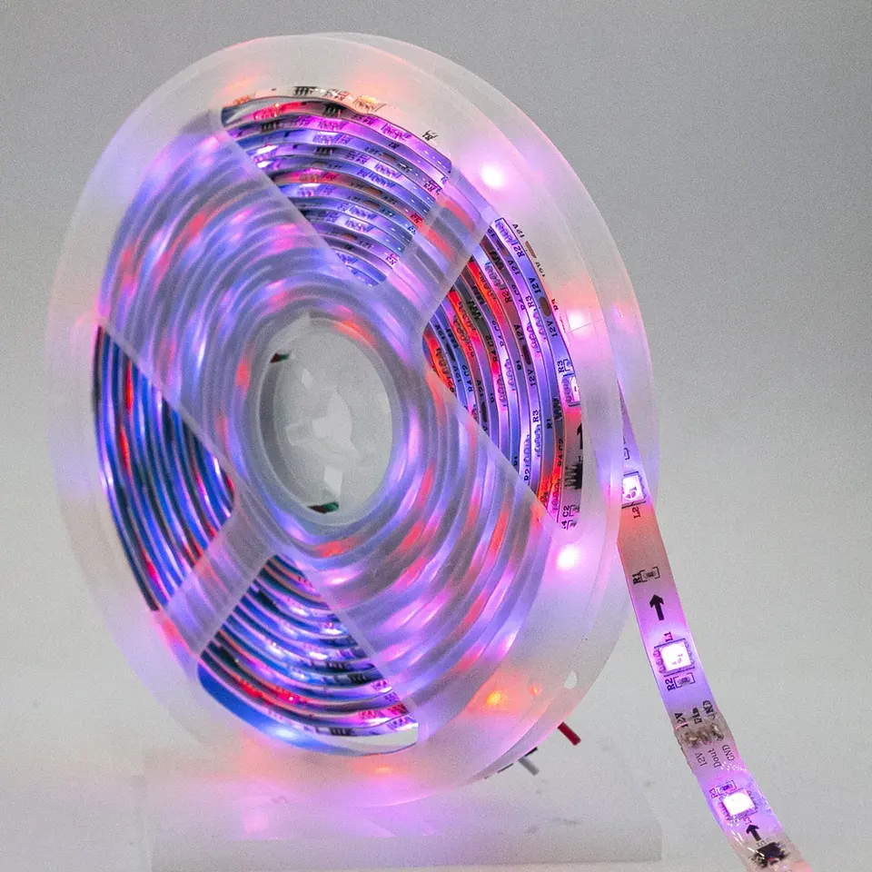 Hot Sale Light Source Wifi Control SMD2835 5050 Flexible Constant Current RGB LED Strip Light Waterproof 12V Full Color Luces 80