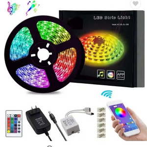 Holiday Light Led Strip APP Or Wifi 12v Remote Controlled 5050 2835 RGB COB Smart strip Light /led light strip /Led Strip Light