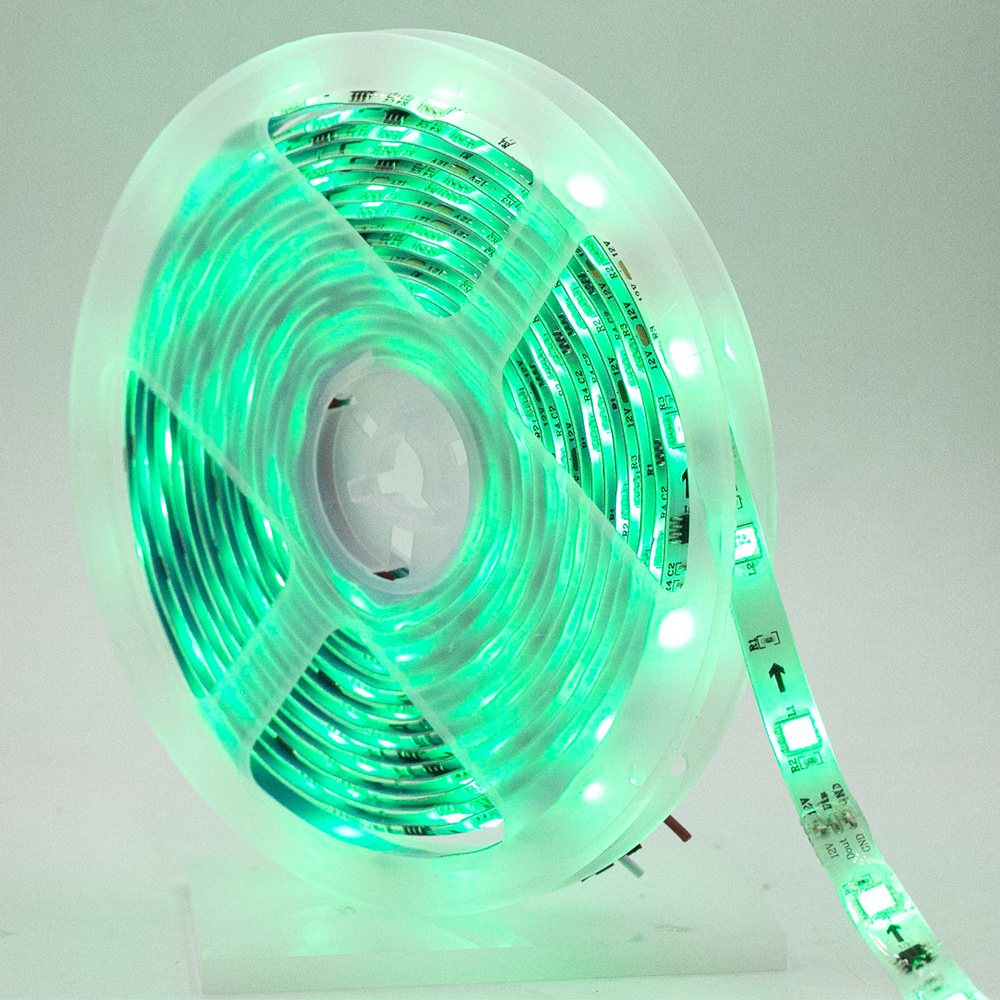 5m Flexible Smd 5050 RGB 12V/24V Full Color Remote Controlled IP20/IP68 Led Strip 30LEDS/m 60LEDs/m For Christmas Decoration