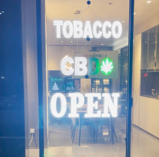 Wholesale Custom Acrylic Business Channel Letter open smoke shop led neon sign electronic signs for outdoor