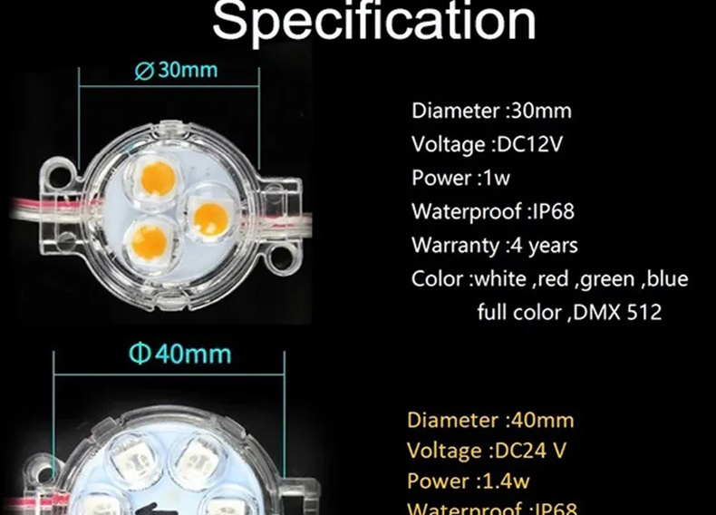 With IC  Strip light christmas Outdoor Waterproof Ws2811 Rgb Pixel Node Led Module Led Pixel Light