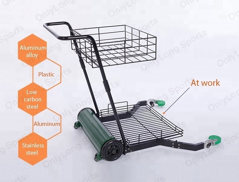 Tennis ball picking cart machine for wholesale tennis training aids