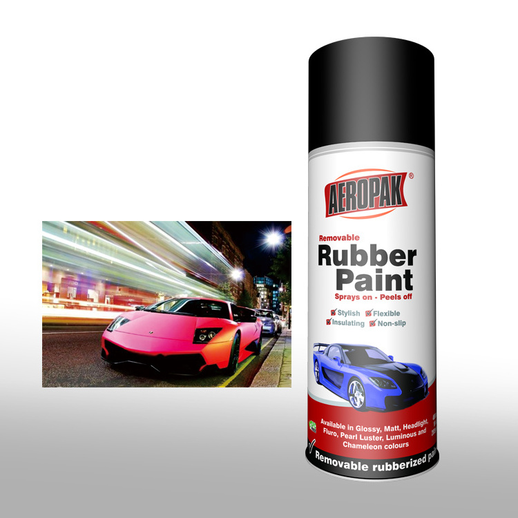 Aeropak Aerosol Peelable and Protect Rubber Coating Paint For Auto