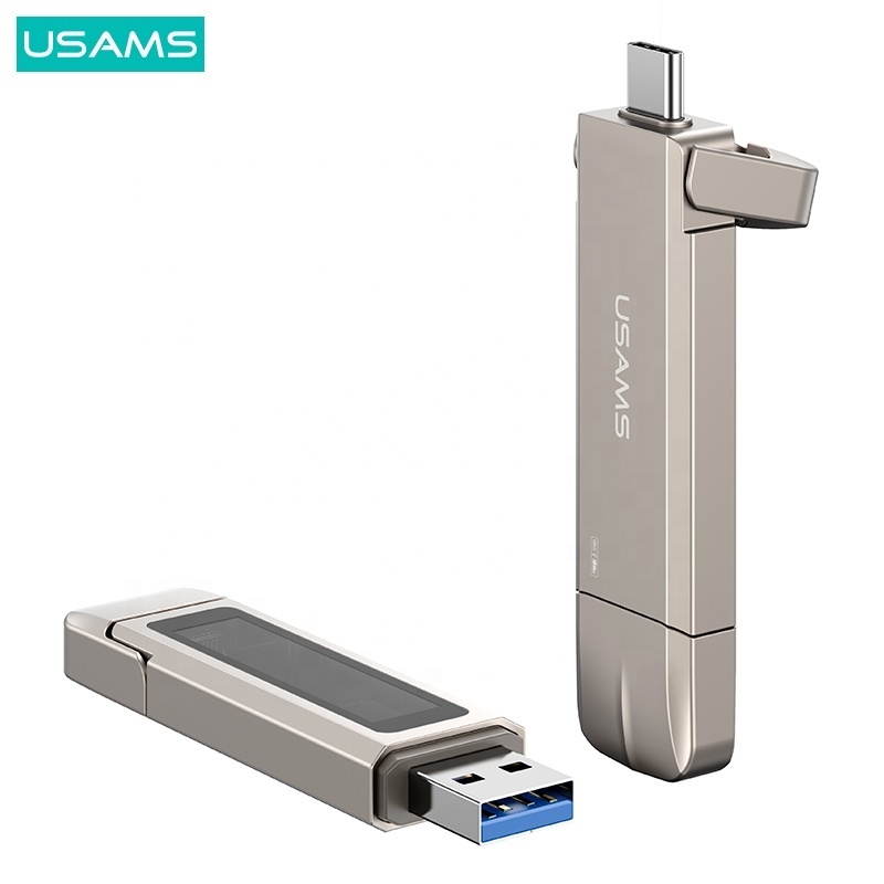 USAMS 1tb usb flash drive type c 2tb flash drive 2 tb flash drive with box 128gb 256gb 512gb