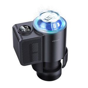 USAMS 2023 Hot selling Innovative New Car Universal Accessories Smart Electric Cooling Cup