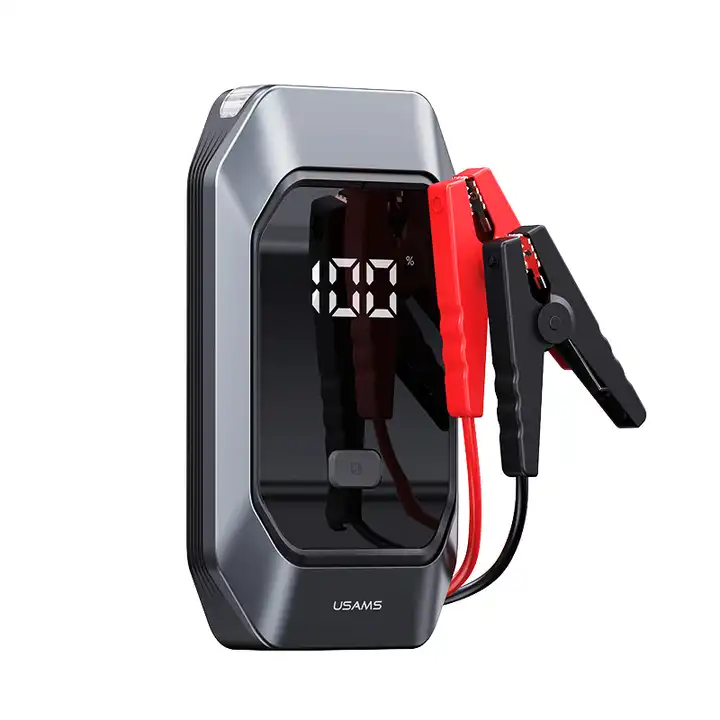 USAMS ZB284 Charger Starting Device Emergency Tool 8000mah jumpstarter power bank car battery jump starter with LED light