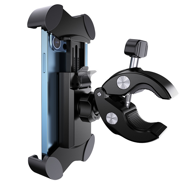 USAMS ZJ064 360 Angle Adjustment Cycling Shockproof Phone Holder For 4.5-7 Inches Mobile Phone