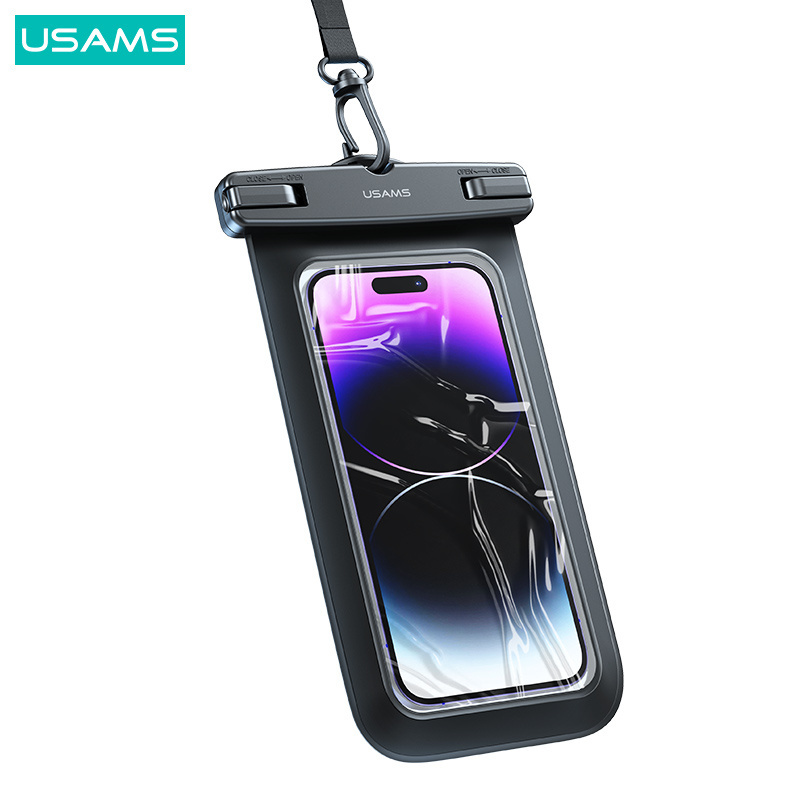 USAMS Wholesale Universal Size Underwater IP68 Water Proof Pouch Case Waterproof Phone Bag For Mobile Phone