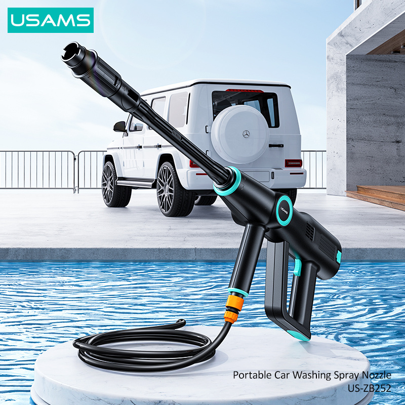 USAMS car wash water gun foam cleaning car wash machine  portable car washing spray gun with Battery