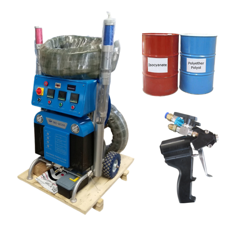 Hot sale closed cell pu spray foam machine on sale