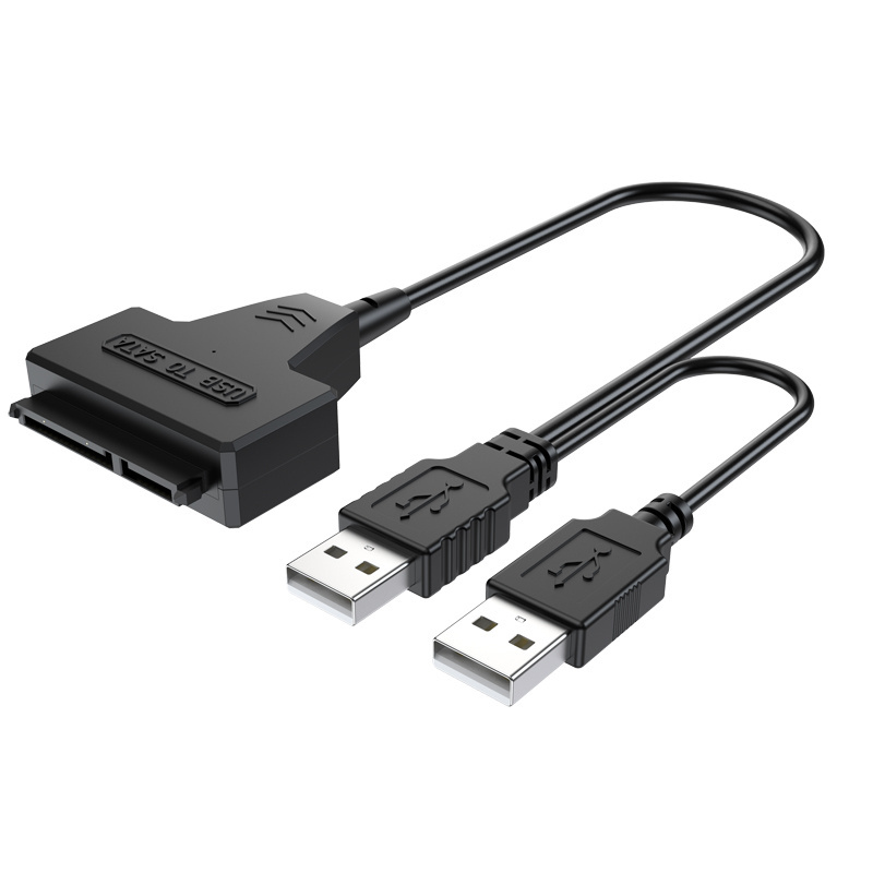 USB 3.0 to SATA External Converter Cable 2.5/3.5 Inches Hard Disk Driver Charging Function Braid Shielded SATA USB 2.0 Cable