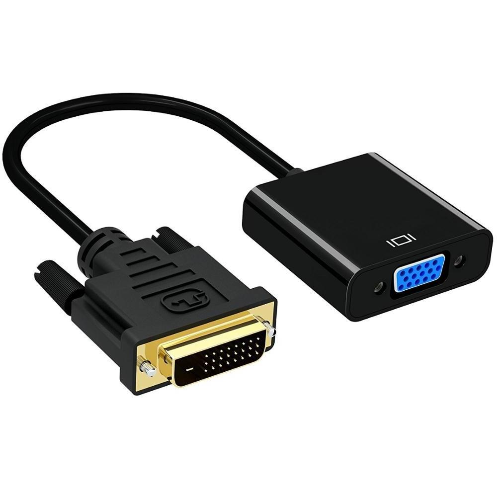 Factory directly  DVI-D TO VGA Adapter DVI 24+1/24+5 PIN Male to VGA 15 PIN Female adapter converter