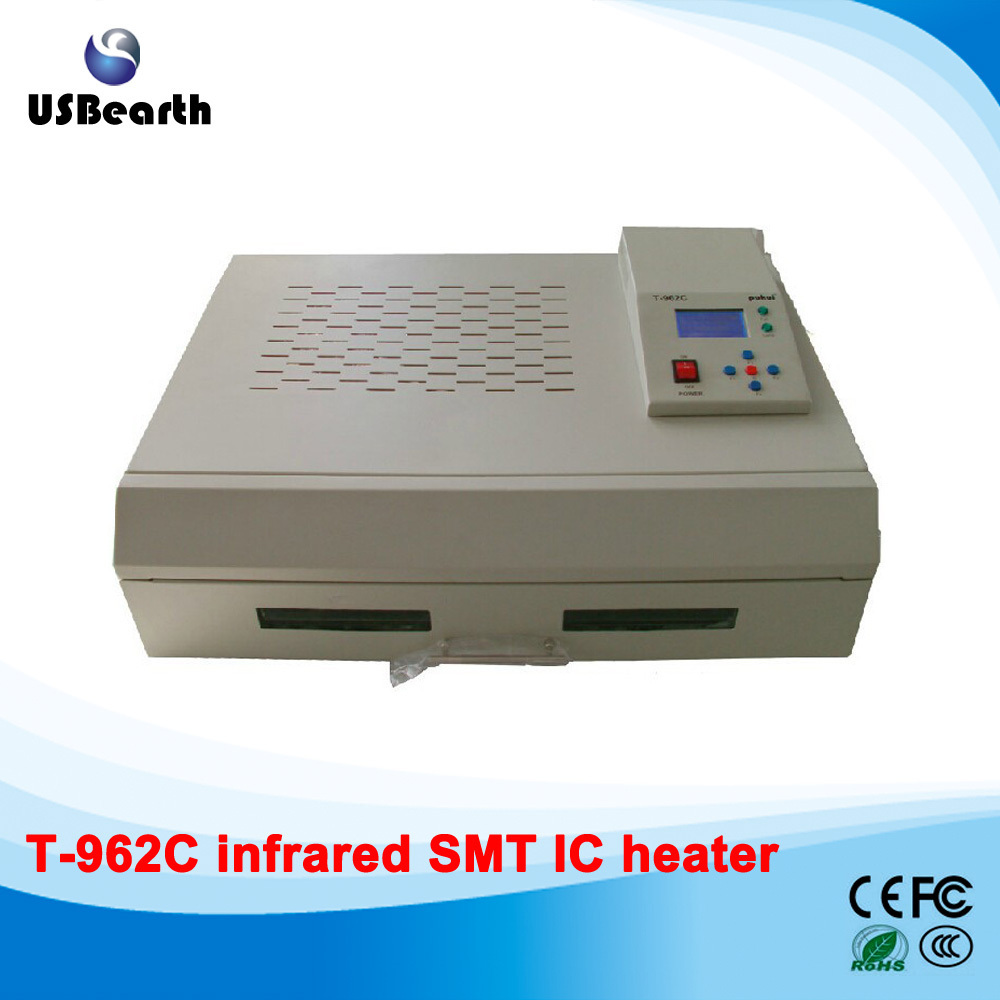 Puhui T962C high quality 2500W reflow oven T-962C infrared SMT IC heater BGA rework station