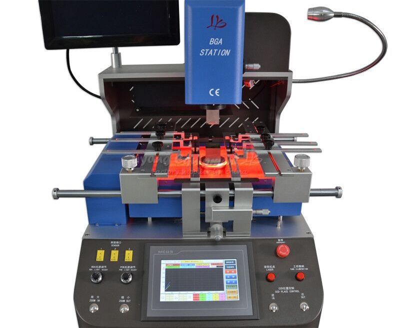 LY G750 Automatic BGA Rework Station 220V 5200W Blue Black Repairing Machine for Laptops Game Consoles Welding Equipment Genre