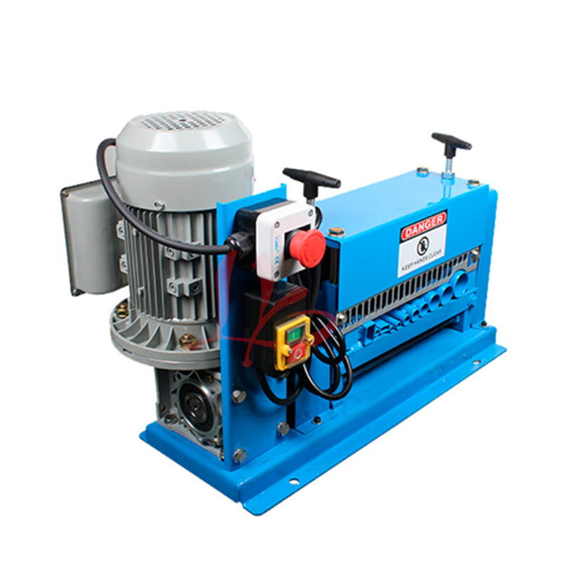 Electric Wire Stripping Machine 1-38mm Cable Stripper 370W 750W Copper Peeler For Copper Aluminium Wire Recovery