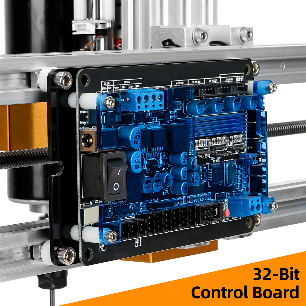 New CNC 3018 Plus 3018 Pro Max V2.0 500W Desktop Wood CNC Router Engraver Kit 52MM Spindle Holder Nema17 Stepper Motors