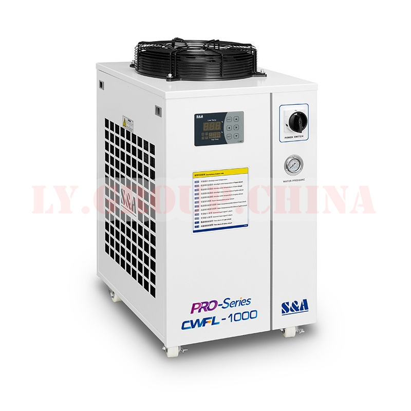 S&A CWFL 1000 Series Dual Circuit Process Water Cool Chiller Reliable Pump Core Component For 1KW Fiber Laser Engraving Cutting