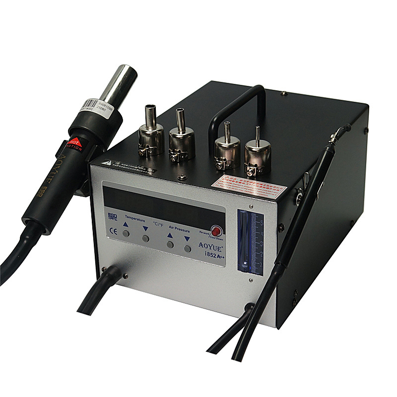 NEW 220V AOYUE 852A++ SMD Hot Air Gun Soldering station/Desoldering Station,Aoyue852A++ Hot Air Rework Station