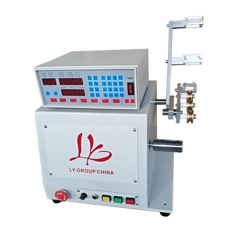 Hot LY 820 Computer Coil Winding Machine for Wire 0.2-3.0mm 750W with 3 Phase Motor New Computer C Automatic Coil Winder