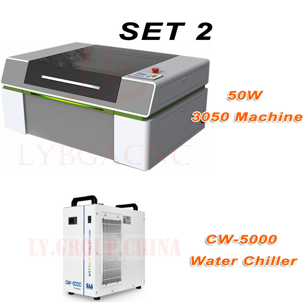 LY 3050 4060 1060 USB CO2 Laser Engraving And Cutting Machine 50W 300*500mm 400*600mm 1000*600mm Working Area Optional 220V 110V