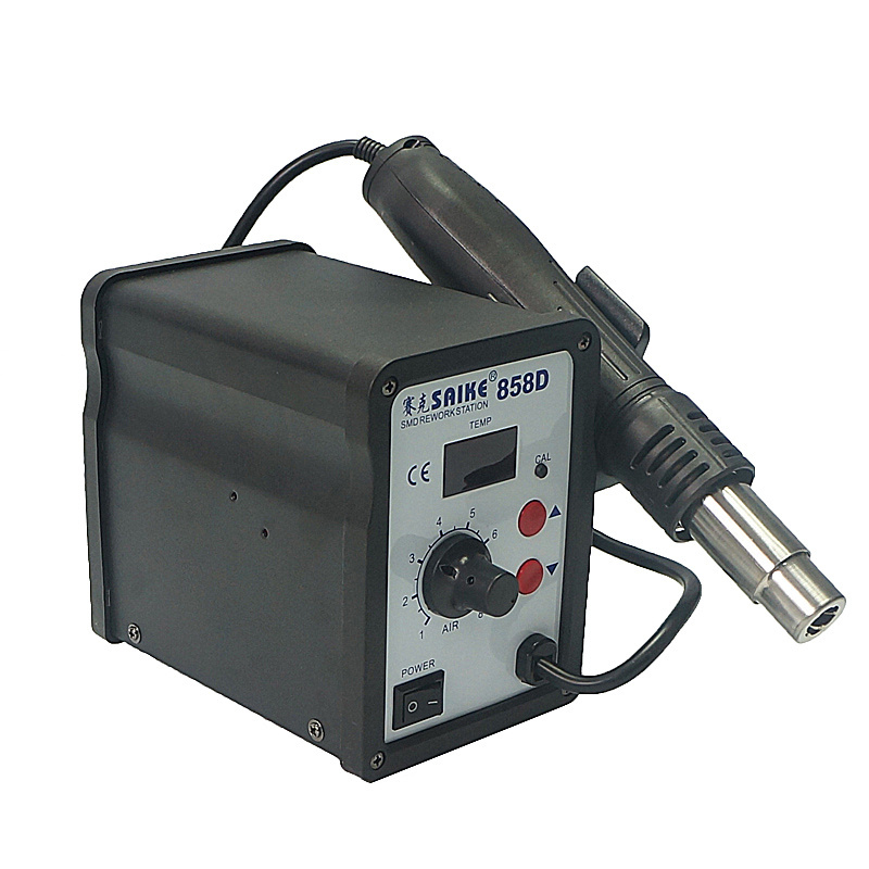 858D LED Digital ESD  Lead free soldering station hot air heat gun for 700w