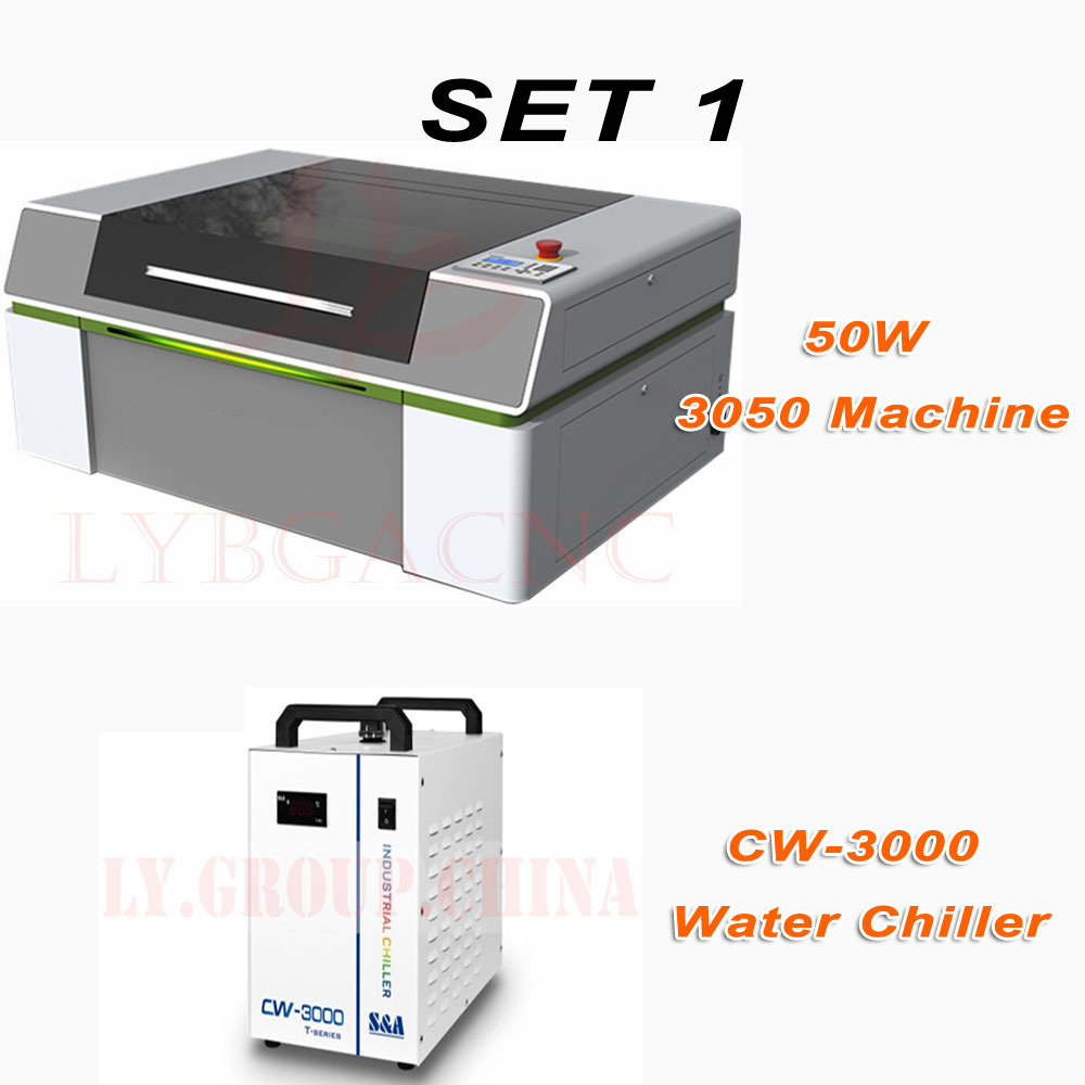 LY 3050 4060 1060 USB CO2 Laser Engraving And Cutting Machine 50W 300*500mm 400*600mm 1000*600mm Working Area Optional 220V 110V