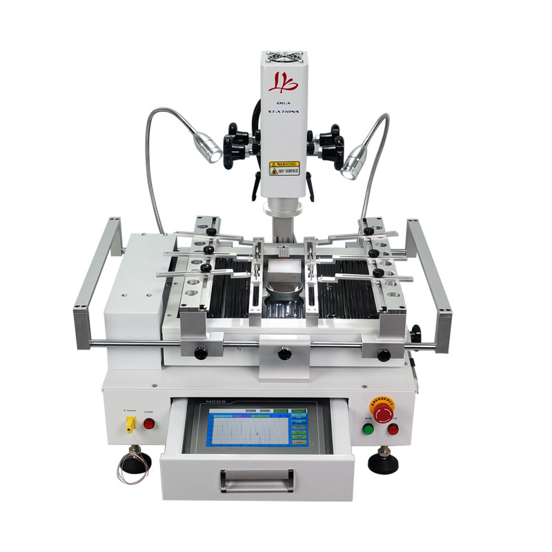 LY R690 V.3 BGA Rework Station New & Used 3 Zones Hot Air Touch Screen Solder Stations with Laser Point 4300W EU Plug