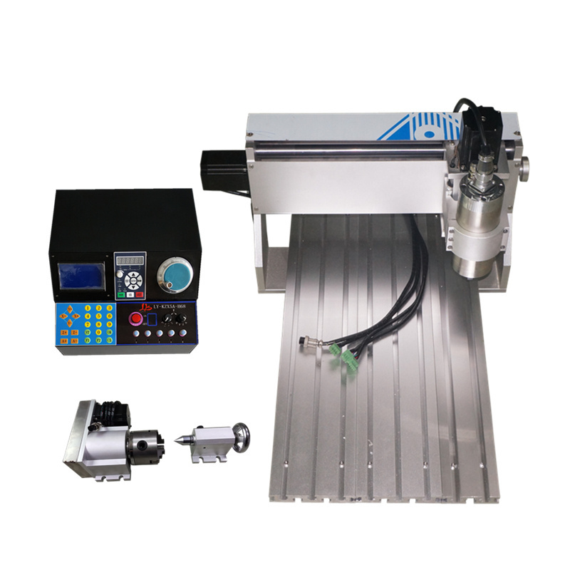 Water Cooled Spindle 6040 V H 3D CNC Router machine 4 Axis 1500w for wood wood metal