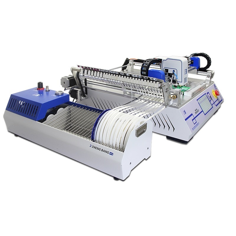 Desktop SMT Pick and Place Machine 2 Heads ZB3245T for Assembly Line  Full Automatic 2 Heads Pick and Place SMT Machine ZB3245T