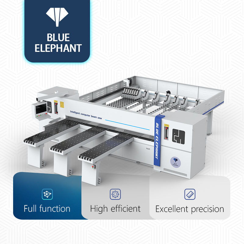 Fully automatic furniture panel cutting machine computer beam saw table sawing with automatic feeding