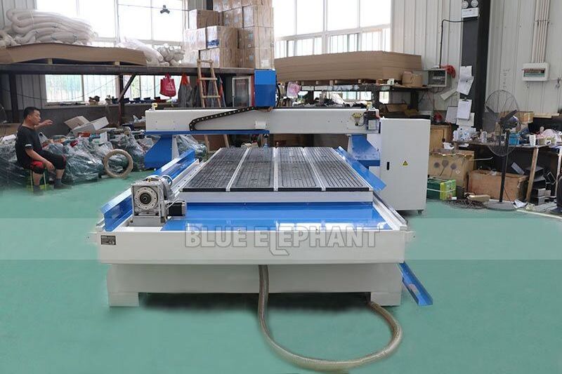 Bestseller 4*8ft 5*10ft 1325 CNC Rotary Axis CNC Router 3D Wood carving machine For Cylindrical Workpiece