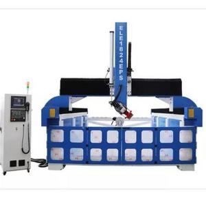 ELE 1824 China Styrofoam foam mold cutting machine , 4 axis atc cnc router for wood mold making