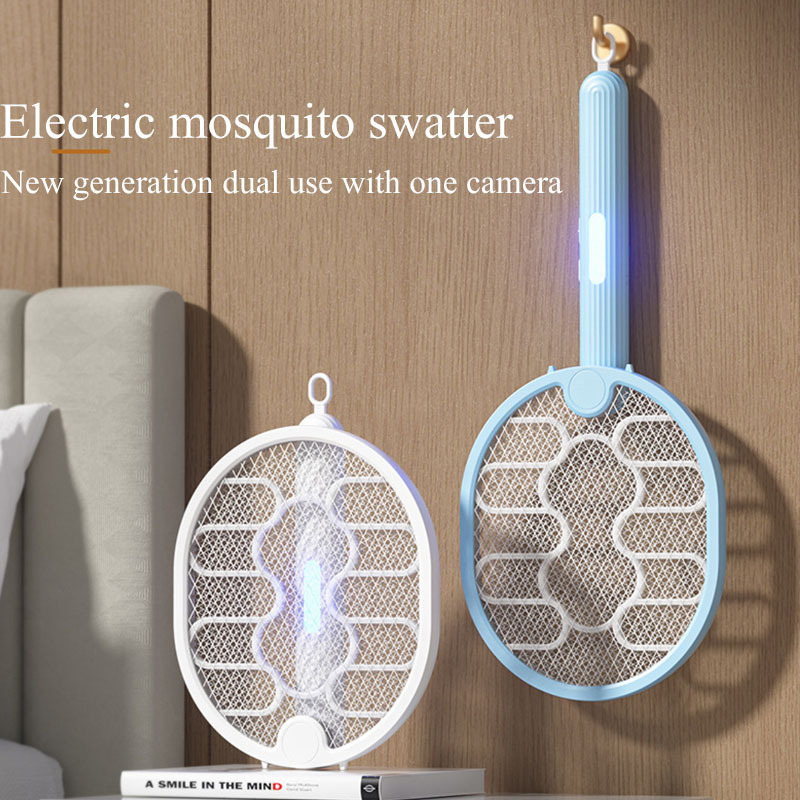 New Design OEM Rechargeable Electric Mosquito Swatters Rackets Killer Bug Zapper Fly Swatter Mosquito Racket Electric Swatters