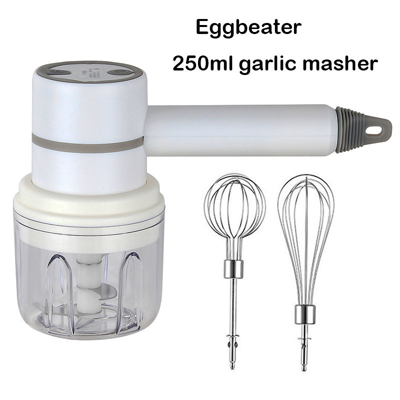 Top-ranking Product Mini Electric Multi Garlic Press Crusher Wireless Electric Garlic Meat Mash Press Household Garlic Crusher