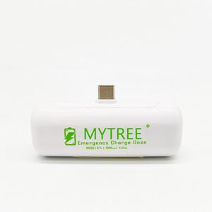 Biodegradable Smallest Charger Rental Promotional Bank Power Disposable Portable Capsule One Time Use Disposable Mini Power Bank