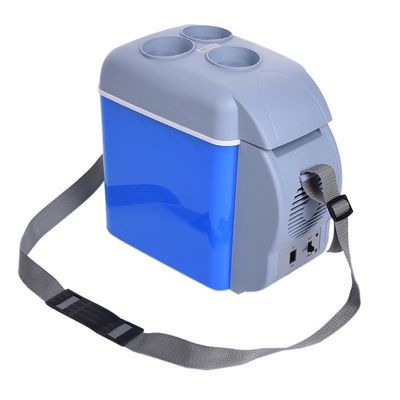 12V 7.5L Mini Portable Car Refrigerator Freezer Multi-Function Dual-Use Cooler Warmer Thermoelectric Electric Fridge Compressor